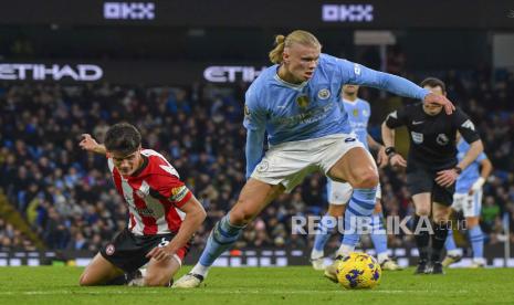 Penyerang Manchester City Erling Haaland