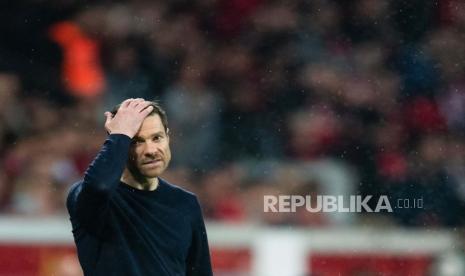 Pelatih Bayer Leverkusen, Xabi Alonso. Real Madrid mengincar Alonso untuk mengganti Carlo Ancelotti.