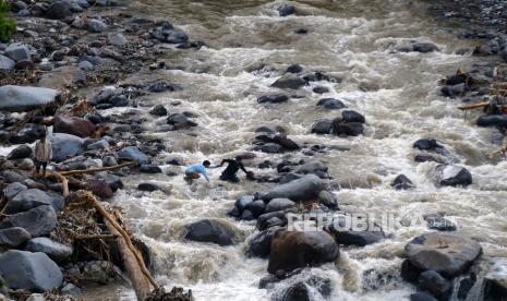 Ilustrasi area bekas banjir.