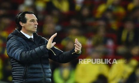 Pelatih kepala Villarreal Unai Emery.