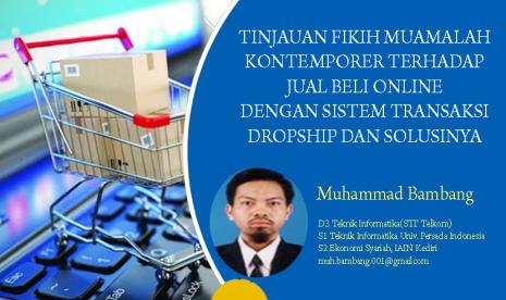 Dropship: Tinjauan Fikih Muamalah Atas Jual Beli Online Dropship