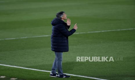 Pelatih kepala Real Sociedad Imanol Alguacil. Xavi sangat mengidolakan Alguacil.