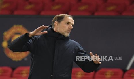  Pelatih Paris Saint Germain (PSG) Thomas Tuchel.