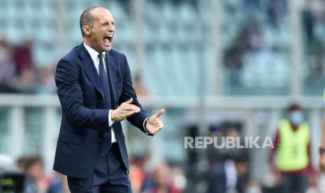  Pelatih Juventus Massimiliano Allegri.