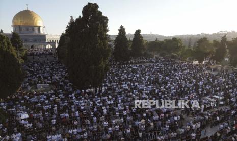 Kompleks Masjid Al Aqsa. Zionis Israel ingin mengalihkan Bab Al-Rahma sebagai sinagoga Yahudi 