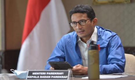 Menteri Pariwisata dan Ekonomi Kreatif (Menparekraf) Sandiaga Uno