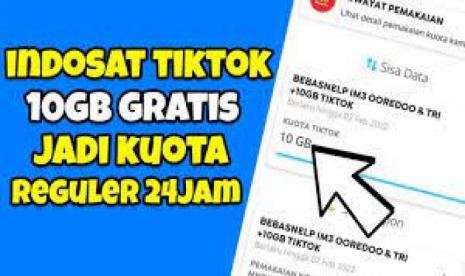 Cara Mudah Mengubah Kouta TikTok Menjadi Kouta Utama di Indosat M3