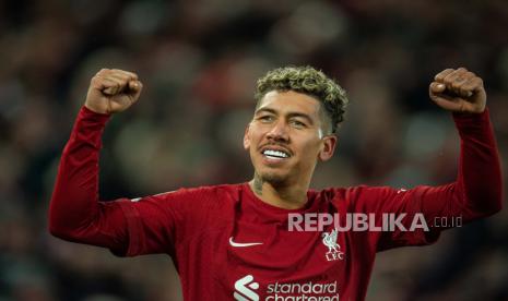 Striker Liverpool Roberto Firmino. Firmino dikabarkan akan bergabung dengan Real Madrid saat berstatus agen bebas pada pertengahan tahun 2023.