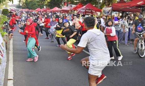 Kegiataan Car Free Day (CFD) di Serang. (ilustrasi)