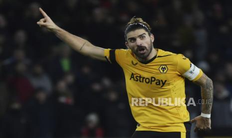 Ruben Neves saat masih membela Wolverhampton Wanderers. Arsenal dilaporkan meminati Neves yang sekarang membela Al Hilal di Liga Pro Saudi.