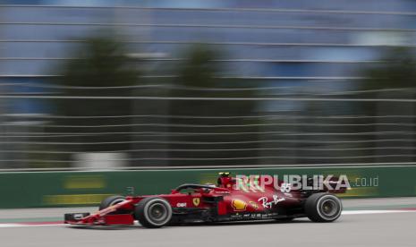  Pembalap Formula Satu Spanyol Carlos Sainz dari Scuderia Ferrari.