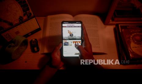 Ilustrasi Mengakses Republika Online