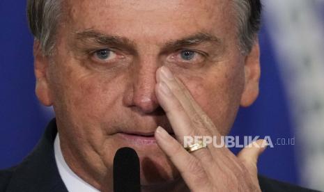 Presiden Brasil Jalani Isolasi Usai Hadiri Majelis Umum PBB. Presiden Brasil Jair Bolsonaro.