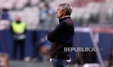 Pelatih kepala Barcelona Quique Setien