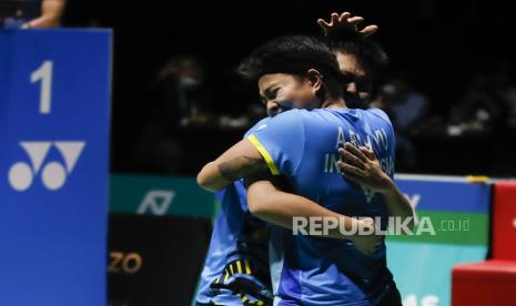 Apriyani Rahayu dan Siti Fadia Silva Ramadhanti dari Indonesia.