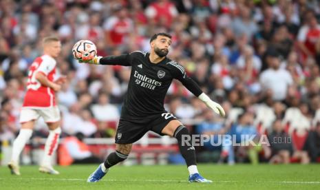 Kiper Arsenal, David Raya, pinjaman dari Brentford.