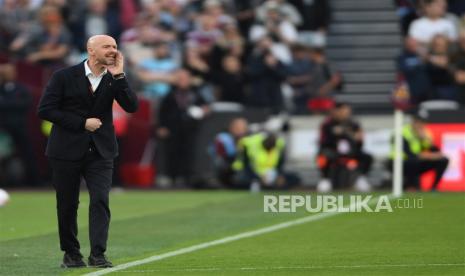 Pelatih Manchester United (MU), Erik ten Hag.