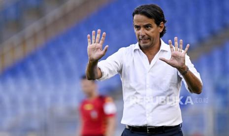 Pelatih Lazio Simone Inzaghi.