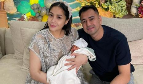 Nagita Slavina, Raffi Ahmad dan Rayyanza Malik Ahmad.