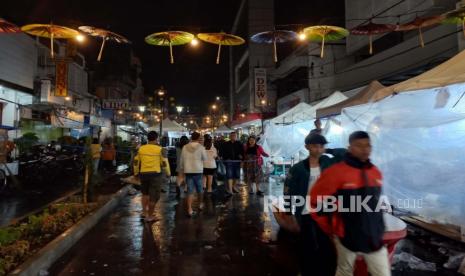 Ilustrasi suasana malam takbiran.