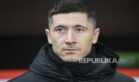 Penyerang Barcelona dan timnas Polandia, Robert Lewandowski.