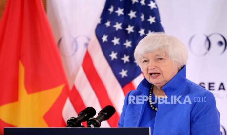 Menteri Keuangan AS Janet Yellen menyatakan tidak melihat tanda-tanda perekonomian AS memasuki penurunan.