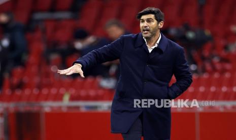 Pelatih AS Roma Paulo Fonseca.