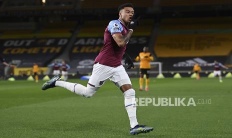 Pemain West Ham Jesse Lingard pinjaman dari Manchester United.