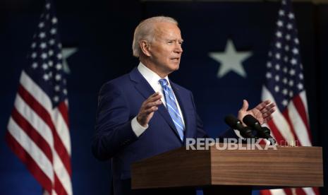  Calon presiden dari Partai Demokrat, mantan wakil presiden Joe Biden.