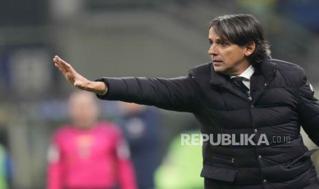 Pelatih Inter Milan, Simone Inzaghi.