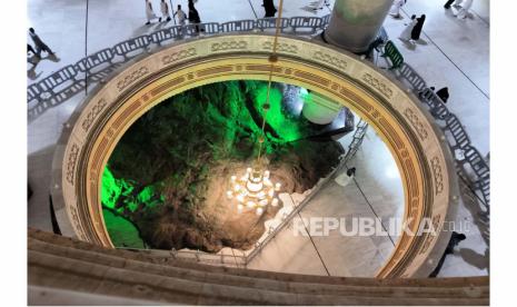 Bukit Safa di dalam Masjidil Haram, Makkah, Arab Saudi, Selasa (18/7/2023).