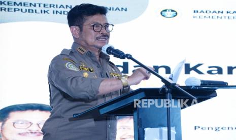 Menteri Pertanian yang juga kader Nasdem,Syahrul Yasin Limpo 