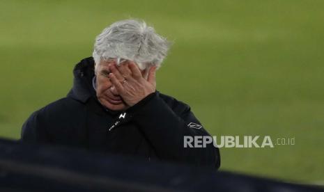 Pelatih Atalanta Gian Piero Gasperini.