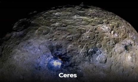 Ceres, Planet Kecil dengan Lautan Lumpur Beku yang Misterius