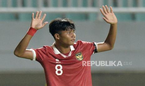 Pemain timnas Indonesia U17 Arkhan Kaka Putra.