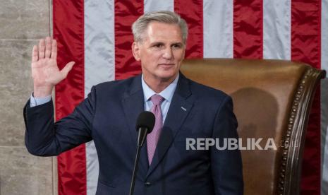 Kevin McCarthy dari Partai Republik terpilih sebagai ketua House of Representative Amerika Serikat (AS) Sabtu (7/1/2023)