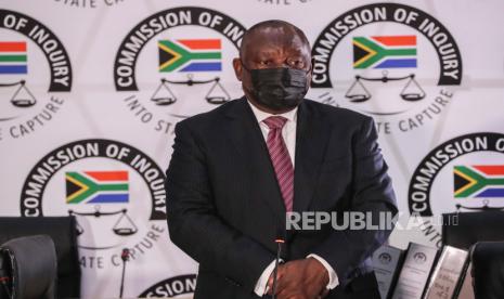 Presiden Afrika Selatan Cyril Ramaphosa 