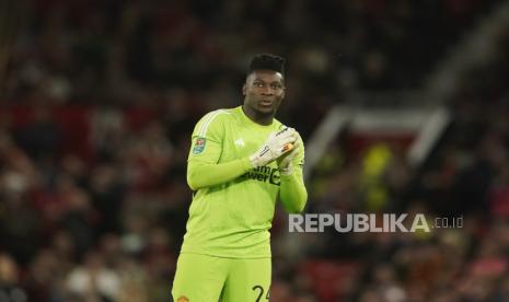 Kiper Manchester United Andre Onana. 