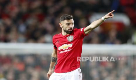 Gelandang Manchester United, Bruno Fernandes.