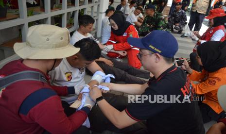 Simulasi Penanganan Darurat Bencana Gempa Bumi Akibat Sesar Lembang 