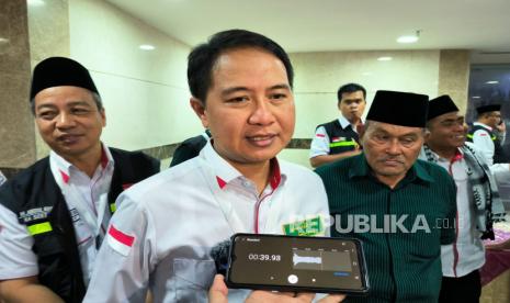 Kuota Haji Indonesia 2023 Terserap 99,6 Persen. Foto: Direktur Jenderal (Dirjen) Penyelenggaraan Haji dan Umroh (PHU), Hilman Latief di Makkah, Arab Saudi. Selasa (20/6/2023)