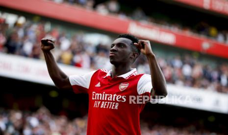 Penyerang Arsenal, Eddie Nketiah.