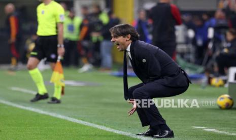 Pelatih Inter Milan Simone Inzaghi. 