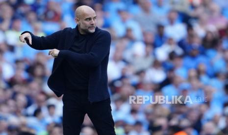 Pelatih Manchester City, Pep Guardiola.