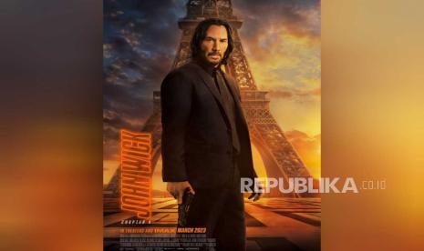 Foto adegan film John Wick: Chapter 4. Film yang dibintangi Keanu Reeves ini sedang tayang di bioskop.