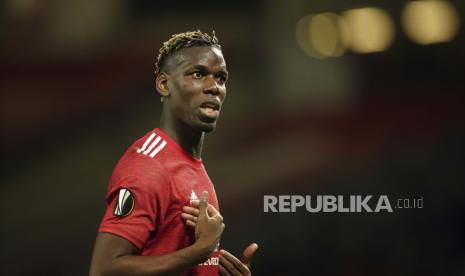 Gelandang Manchester United, Paul Pogba.