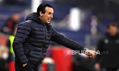 Pelatih Villarreal Unai Emery.