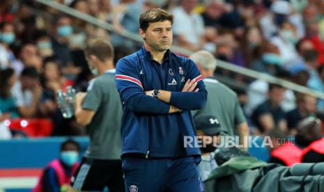 Pelatih Paris Saint Germain Mauricio Pochettino.