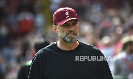 Pelatih Liverpool, Juergen Klopp. Federasi Sepak Bola Jerman (DBF) membidik Klopp untuk menjadi pelatih timnas Jerman berikutnya.