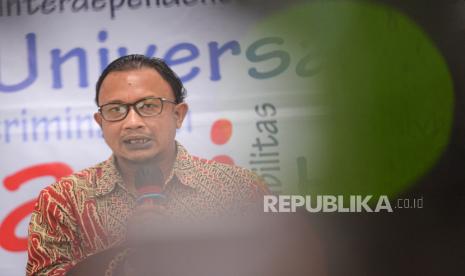 Komisi Nasional Hak Asasi Manusia (Komnas HAM) akan mengirim tim ke Kabupaten Langkat, Sumatera Utara terkait laporan kerangkeng manusia di rumah tersangka korupsi Bupati Terbit Rencana Perangin-angin. (Foto: Komisioner Komnas HAM Choirul Anam)